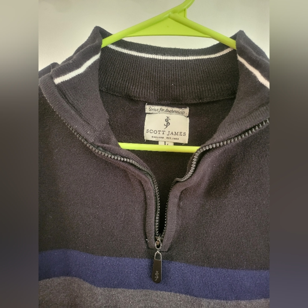 Escott James V Neck Long Sleeve shirt - Picture 2 of 7